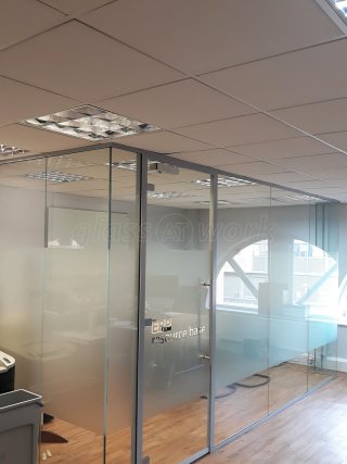 ERP Resource Base (Greenwich, London): Three Sided Glass Room With Framed Glass Door