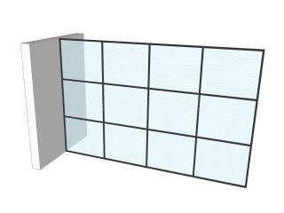 ETFS Capital (Soho, London): Heritage-Style Glass Wall Room Divider