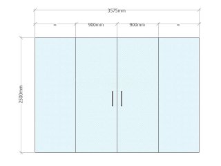 Eagle Installations Limited (Old Trafford, Manchester): Interior Frameless Glass Double Doors