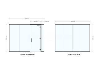 Ekoflow (Stonehouse, Gloucestershire): Acoustic Glass Office Corner Room