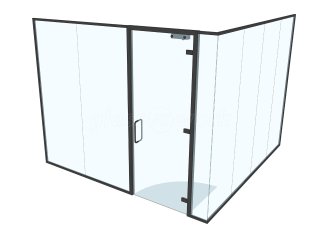 Ekoflow (Stonehouse, Gloucestershire): Acoustic Glass Office Corner Room