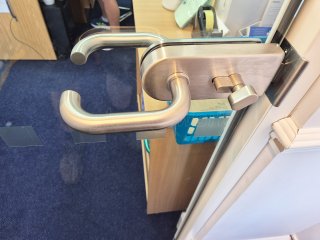 EnviroDental (Stroud, Gloucestershire): Glass Door and Side Panel