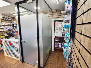 Epicare Health (Swindon, Wiltshire): Glass Pharmacy Consultation Room