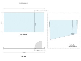 Select Offshore (Billericay, Essex): Toughened Safety Glass Partition Wall & Door