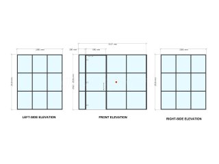 FTC Safety Solution (Wigston, Leicestershire): T-Bar Black Framed Glass Office Cubicle