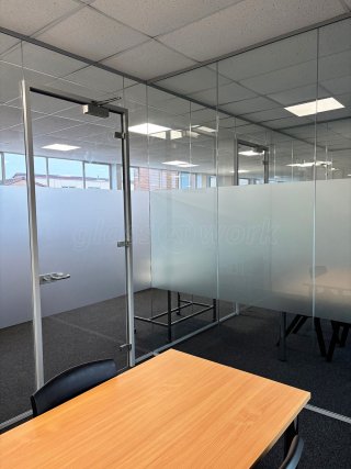 Fairfax Academy (Sutton Coldfield, West Midlands): School Acoustic Glass Partition Offices