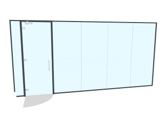 Farm Electronics (Grantham, Lincolnshire): Acoustic Glass Office Partition