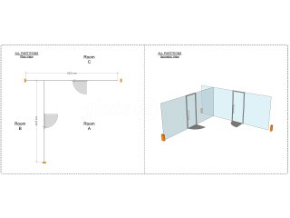Finewood Marketing [UK] Ltd (Chesterfield, Derbyshire): Toughened Glass Office Walls & Doors