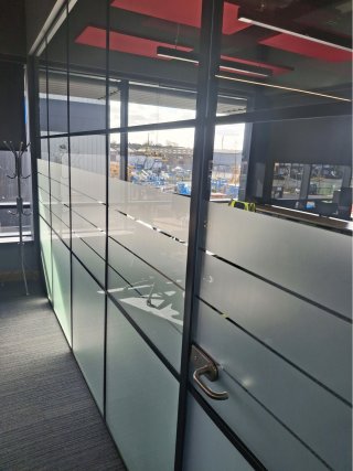 Fit Out UK (Doncaster, South Yorkshire): T-Bar Grid Glazing Glass Wall and Door