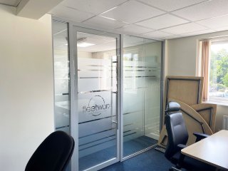 Fleetworx (Warwick, Warwickshire): Office Double Glazed Acoustic Glass Partitioning