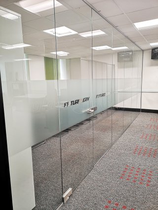 FUTURESERV Ltd (Central Liverpool, Merseyside): Toughened Glass Partition Office Divider