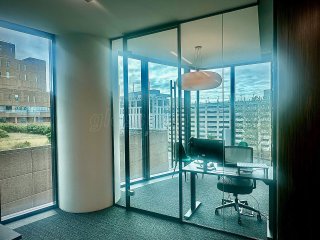 Futureserv (Liverpool, Merseyside): Glass Office Partition Door and Side Panel