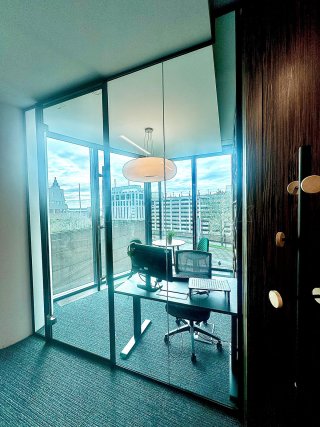 Futureserv (Liverpool, Merseyside): Glass Office Partition Door and Side Panel