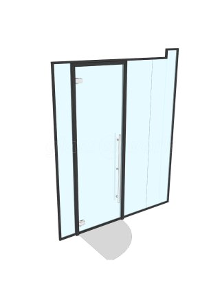 Futureserv (Liverpool, Merseyside): Glass Office Partition Door and Side Panel