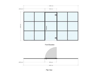 George Wilson Developments (Faversham, Kent): T-Bar and Frameless Glass Office Partitioning