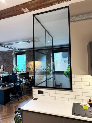 Gibe Digital (Arnos Vale, Bristol): Office Glass Vestibule Entrance Screen