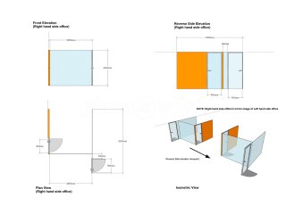 Dales Marine Services / Garvel Clyde (Greenock, Renfrewshire): Glass Office Walls and Doors