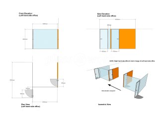 Dales Marine Services / Garvel Clyde (Greenock, Renfrewshire): Glass Office Walls and Doors