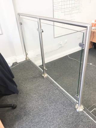 Harriet Ellis Training Solutions Ltd (Romford, Essex): Frameless Glass Double Doors & Glass Balustrade