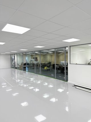 HB Sensors (Bognor Regis, West Sussex): Multiple Glass Partition Offices