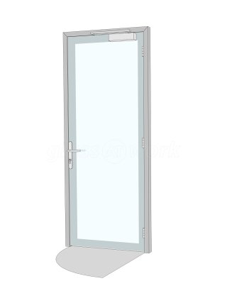 Henson Crisp (Peterborough, Cambridgeshire): Double Glazed Acoustic Glass Office Partition and Door