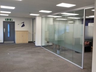 Hillfoot (Hillsborough, Sheffield): Double Glazed Glass Partitions With Soundproof Glass