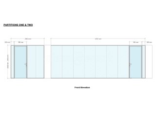 Hillfoot (Hillsborough, Sheffield): Double Glazed Glass Partitions With Soundproof Glass