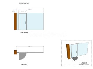 Clovemead Ltd (Chester, Chesh​ire): Hospital Glass Office Walls