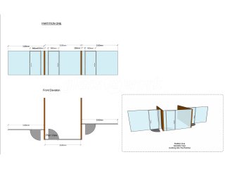 Clovemead Ltd (Chester, Chesh​ire): Hospital Glass Office Walls