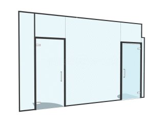 Housekeep (Farringdon, London): Acoustic Glass Office Front With Glass Doors
