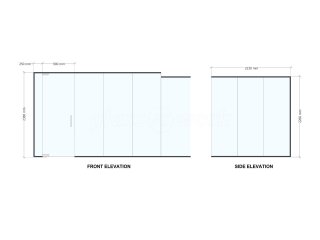 Hughes Isaac and Co (Caldicot, Monmouthshire): Glass Wall Corner Office