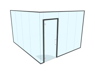 IAC One (Peterborough, Cambridgeshire): Restaurant Glass Partition