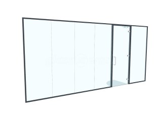 Initial Incentives (Dunstable, Bedfordshire): Glass Office Partitions in Anthracite Grey