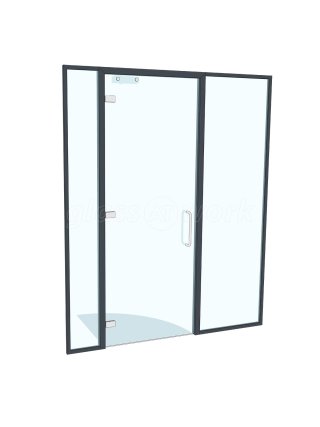 Initial Incentives (Dunstable, Bedfordshire): Glass Office Partitions in Anthracite Grey