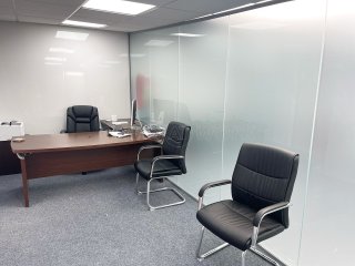 JD Fashion (Nelson, Lancashire): Glass Office Partitions With Window Film