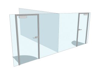 JD Fashion (Nelson, Lancashire): Glass Office Partitions With Window Film