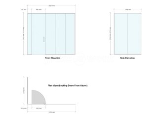JX3 Support Services (City Centre, Manchester): Frameless Glass Corner Room