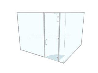 James and Taylor (Surbiton, Surrey): Acoustic Glass Corner Office