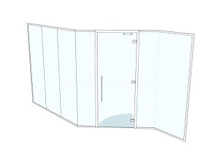 John Hampden Surgery (Great Missenden, Buckinghamshire): Glass Partition Stepped Wall