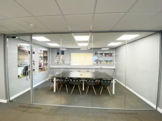 Ketley Brick Company Ltd (Brierley Hill, West Midlands): Commercial Glass Office Partition Installation