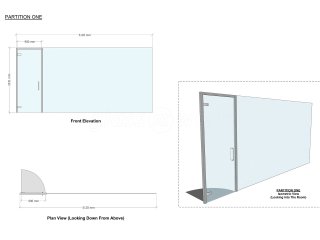 Ketley Brick Company Ltd (Brierley Hill, West Midlands): Commercial Glass Office Partition Installation