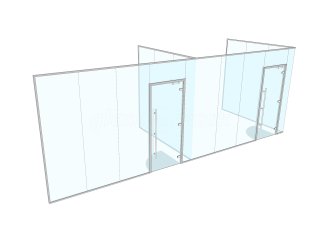 Lang-AG (Leighton Buzzard, Bedfordshire): Toughened Glass Office Partitions