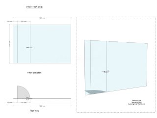 Leith Planning Group (Kirkham, Lancashire): Toughened Glass Office Installation