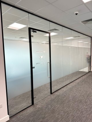 Living to Learn North East  (North Shields, Tyne & Wear): Toughened Glass Office Partitions