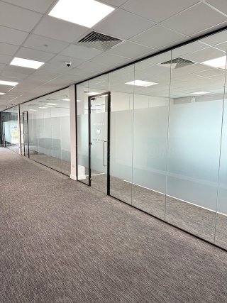 Living to Learn North East  (North Shields, Tyne & Wear): Toughened Glass Office Partitions