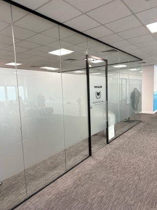 Living to Learn North East  (North Shields, Tyne & Wear): Toughened Glass Office Partitions