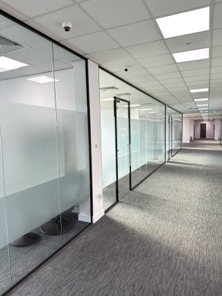 Living to Learn North East  (North Shields, Tyne & Wear): Toughened Glass Office Partitions