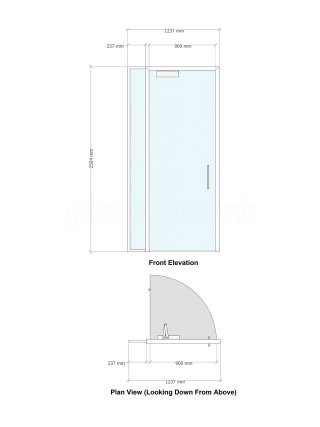 London Advertising (Soho, London): Internal Glass Door and Side Panel