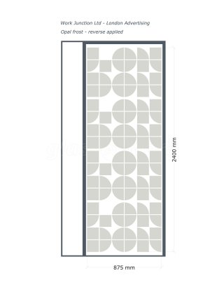 London Advertising (Soho, London): Internal Glass Door and Side Panel