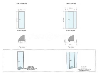 Stellarise Limited (Southwark, London): Warehouse Style Glass Partitioning (Black Banded Glass Walls)